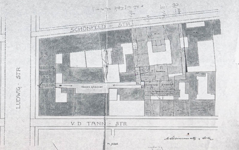 Schönfeldstraße - Grundriß
