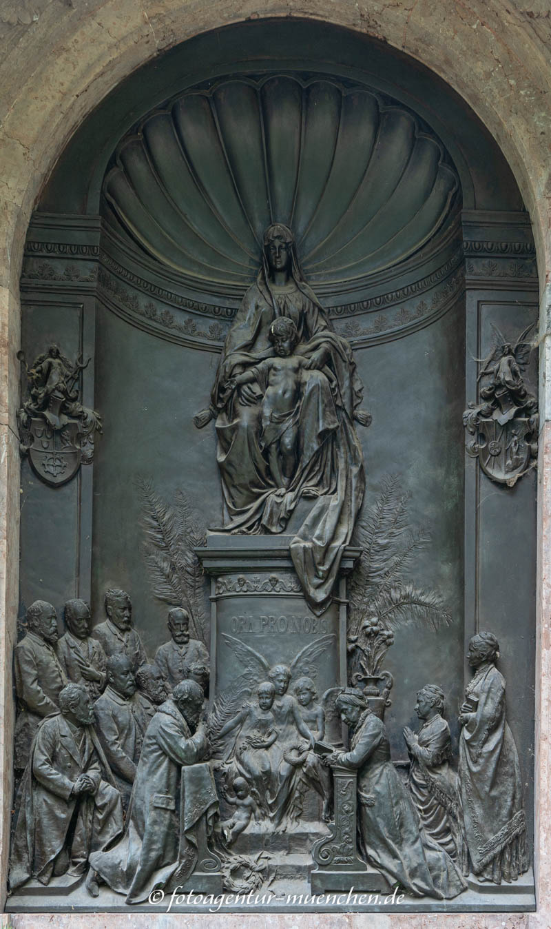 Bronzerelief - Miller Ferdinand von d. J. – Denkmal/Kunstwerk in München