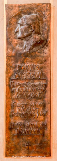 Gedenktafel - Romano Guardini