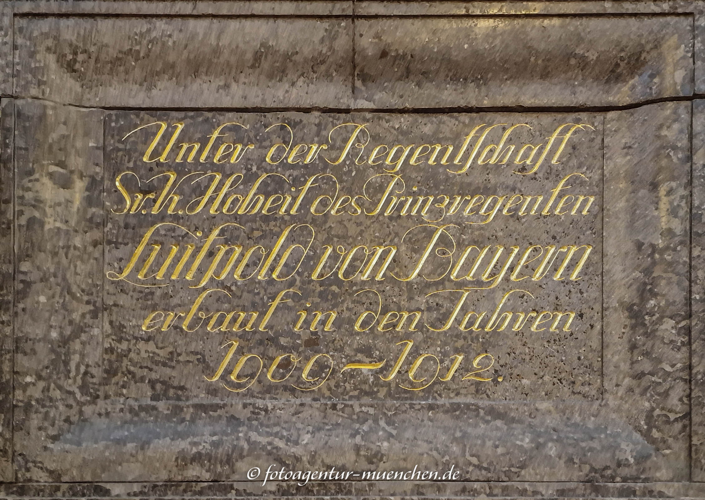 Gedenktafel - Prinzregent Luipold