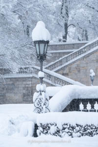 Gerhard Willhalm – Anlage Friedensengel im Winter