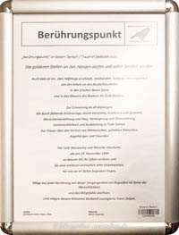 Mahnmal - Berührungspunkt