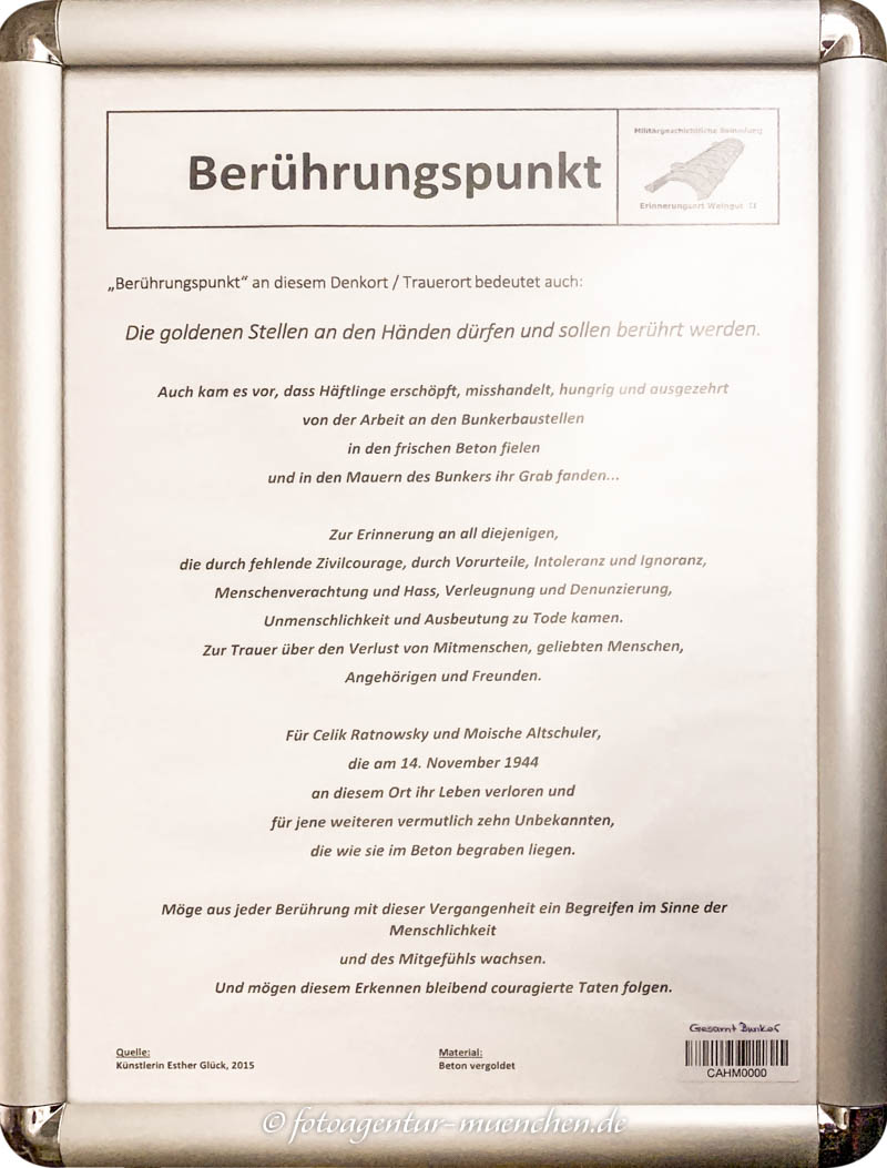 Mahnmal - Berührungspunkt