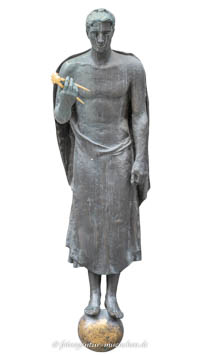 Handwerker mit Zirkel