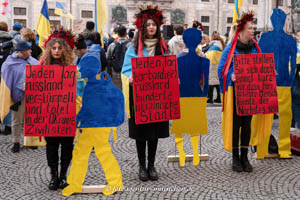 Gerhard Willhalm – Demonstration für die Ukraine