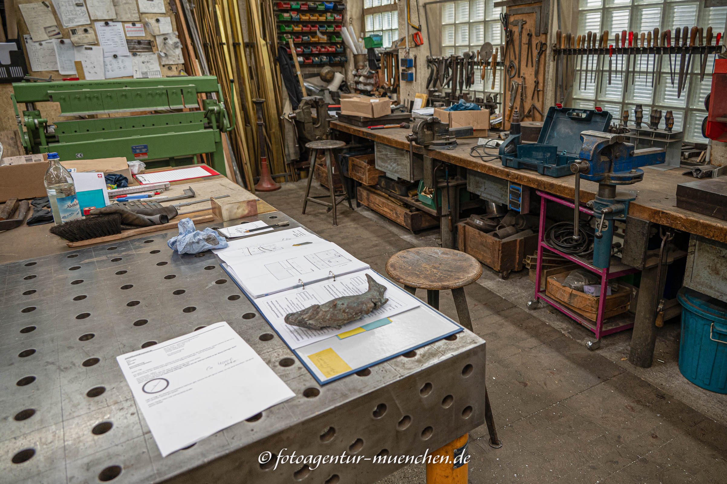 Fisch in der Werkstatt