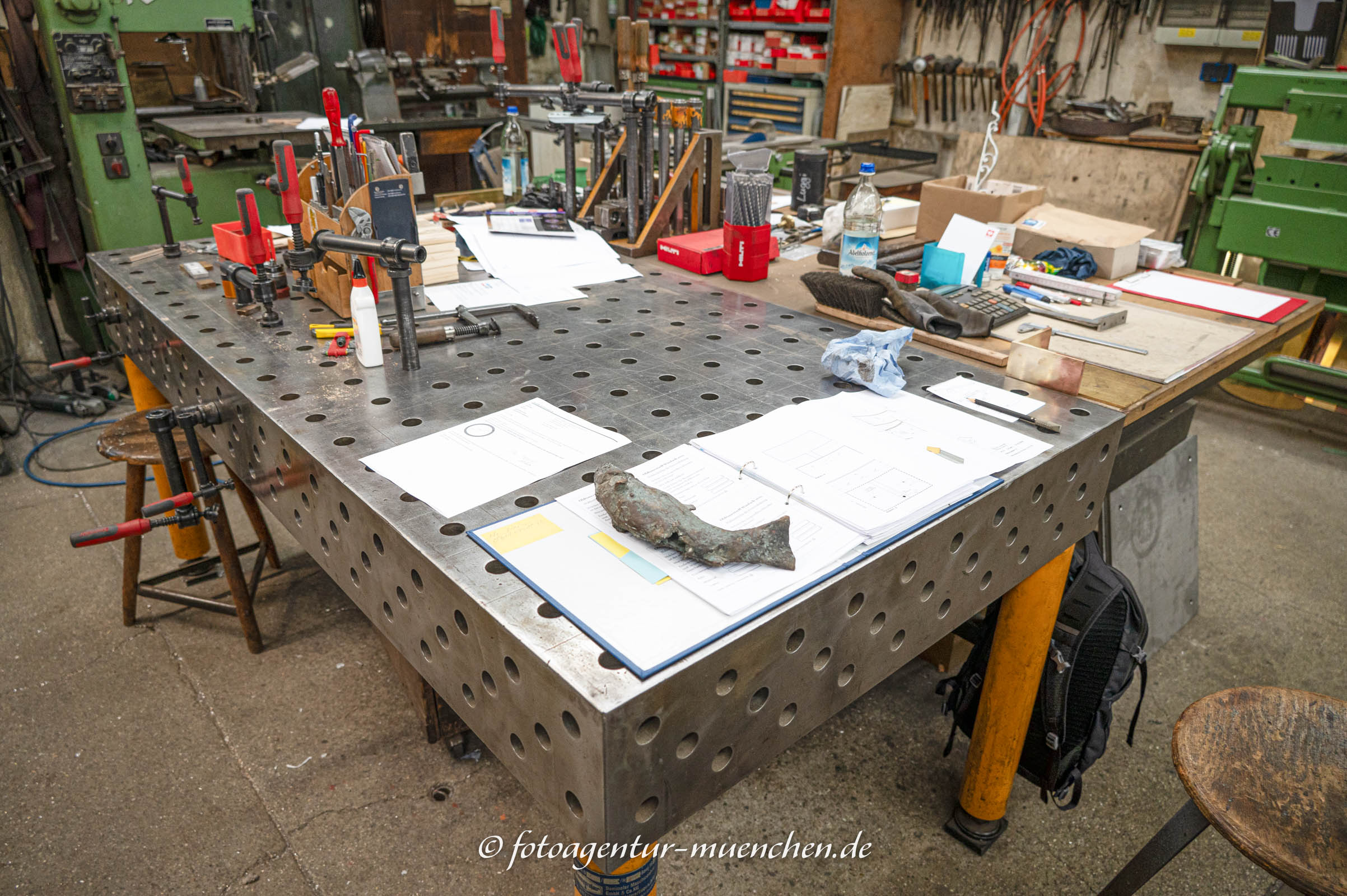 Fisch in der Werkstatt
