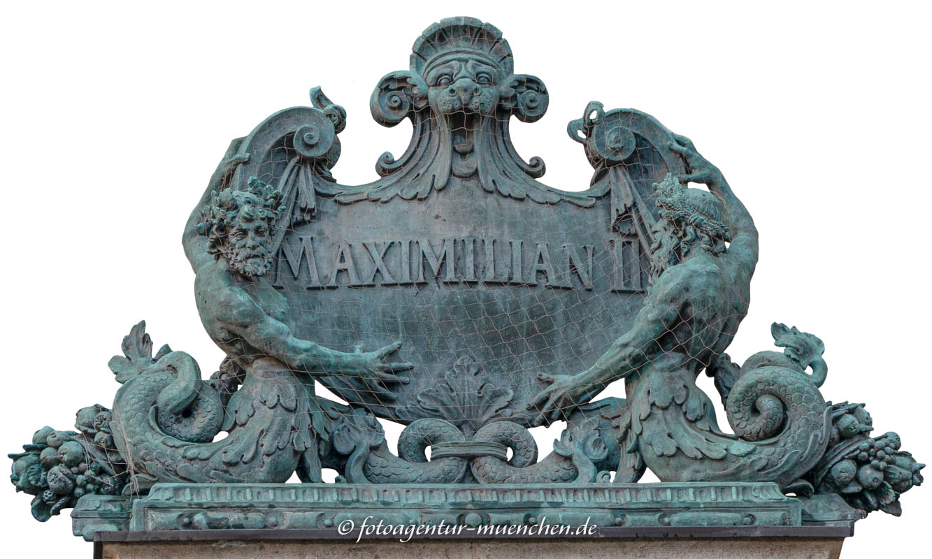 Maximilian II. (Schild) - Pruska Anton – Denkmal/Kunstwerk in München