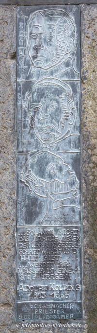 Denkmal Adolf Kopping - Inschrift