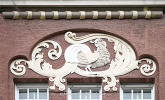 Gerhard Willhalm – Truthahn - Jugendstilornament