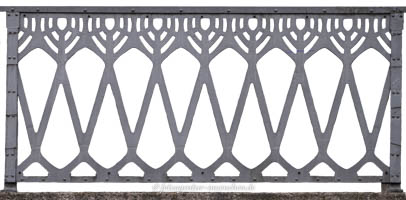 Jugendstil - Metallgitter – Foto aus München
