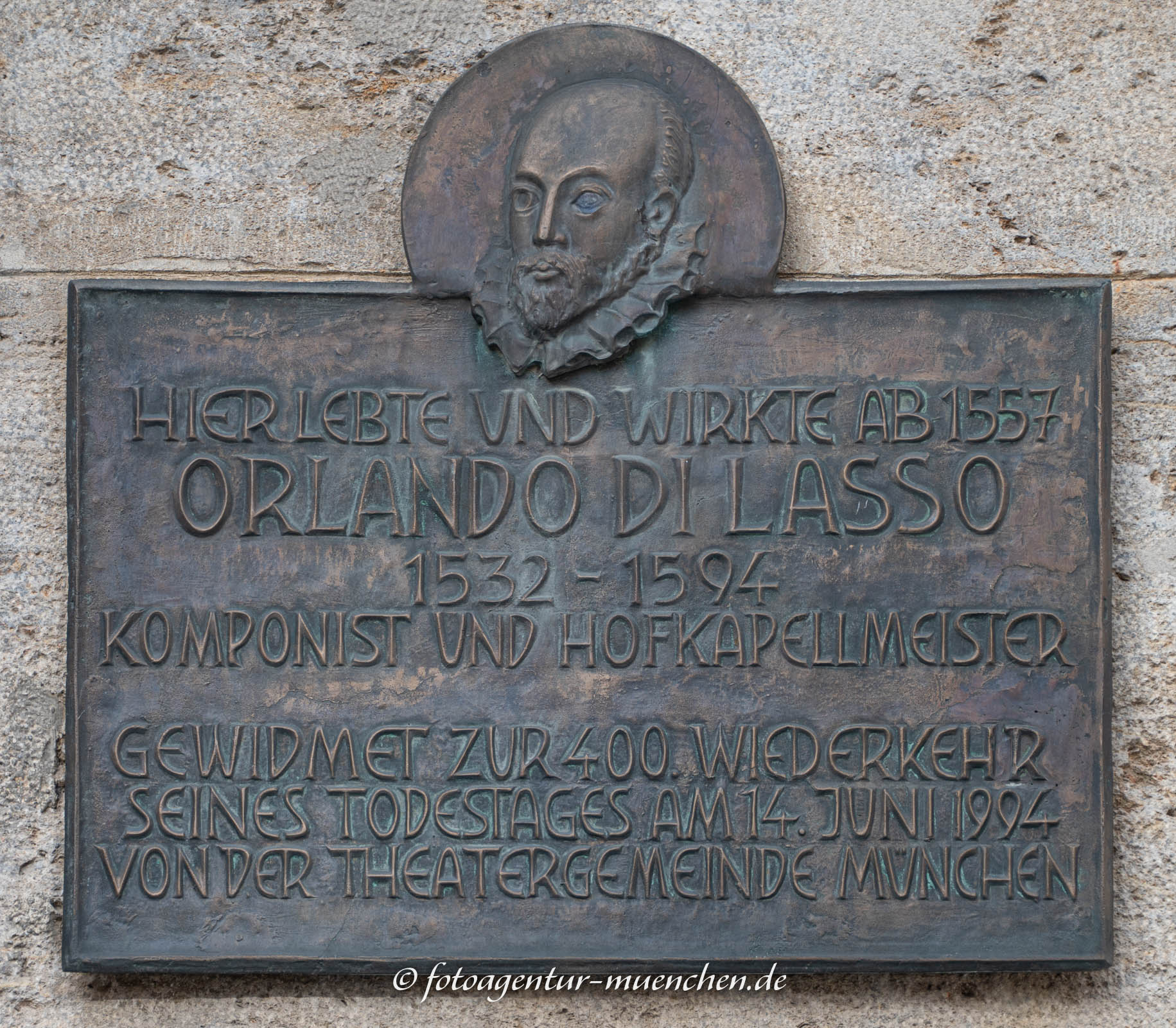 Gedenktafel - Orlando di Lasso