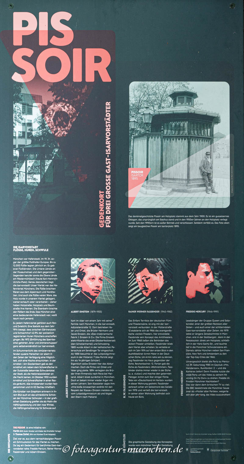 Infotafel - Pissoir – Denkmal/Kunstwerk in München