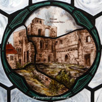 Gerhard Willhalm - Glasfenster - Schloßruine Alzey