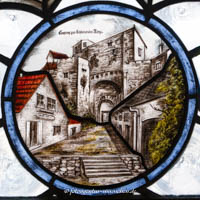 Gerhard Willhalm - Eingang zur Schlossruine Alzey