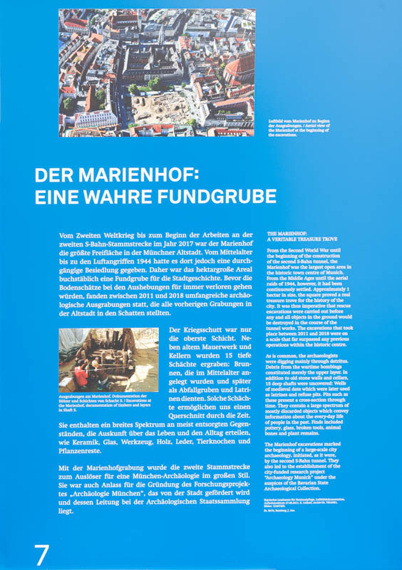 Archäologie München - Tafel 7 – Denkmal/Kunstwerk in München
