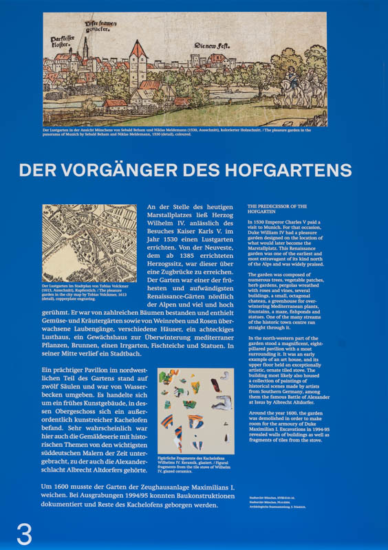 Archäologie München - Tafel 3 – Denkmal/Kunstwerk in München