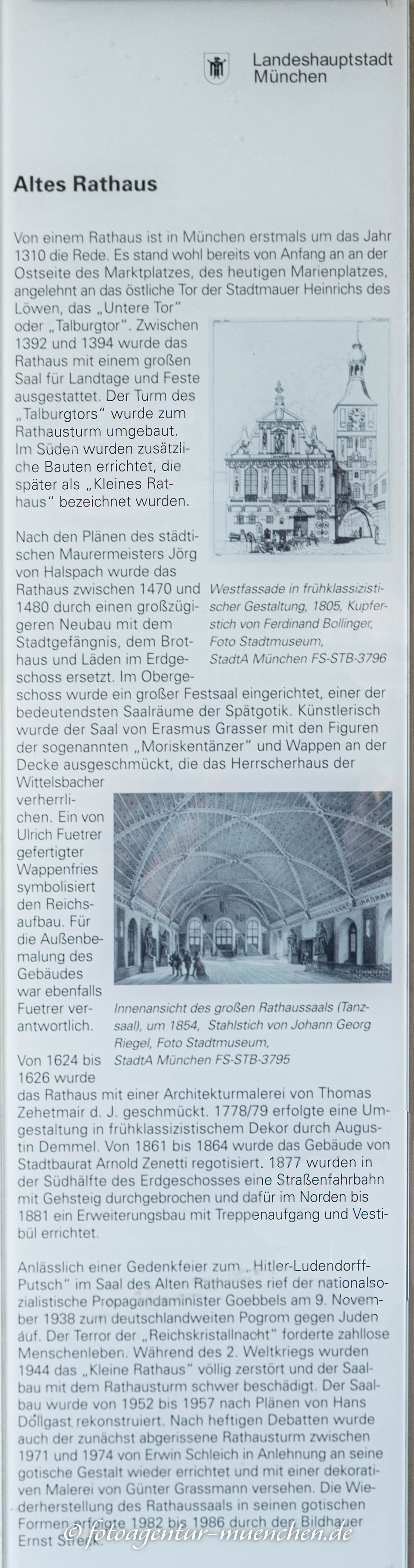 Infotafel - Altes Rathaus