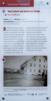  - Vom Sacherl zum modernen Hofgut