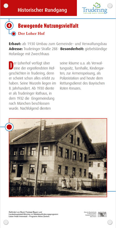 Der Loher Hof – Denkmal/Kunstwerk in München