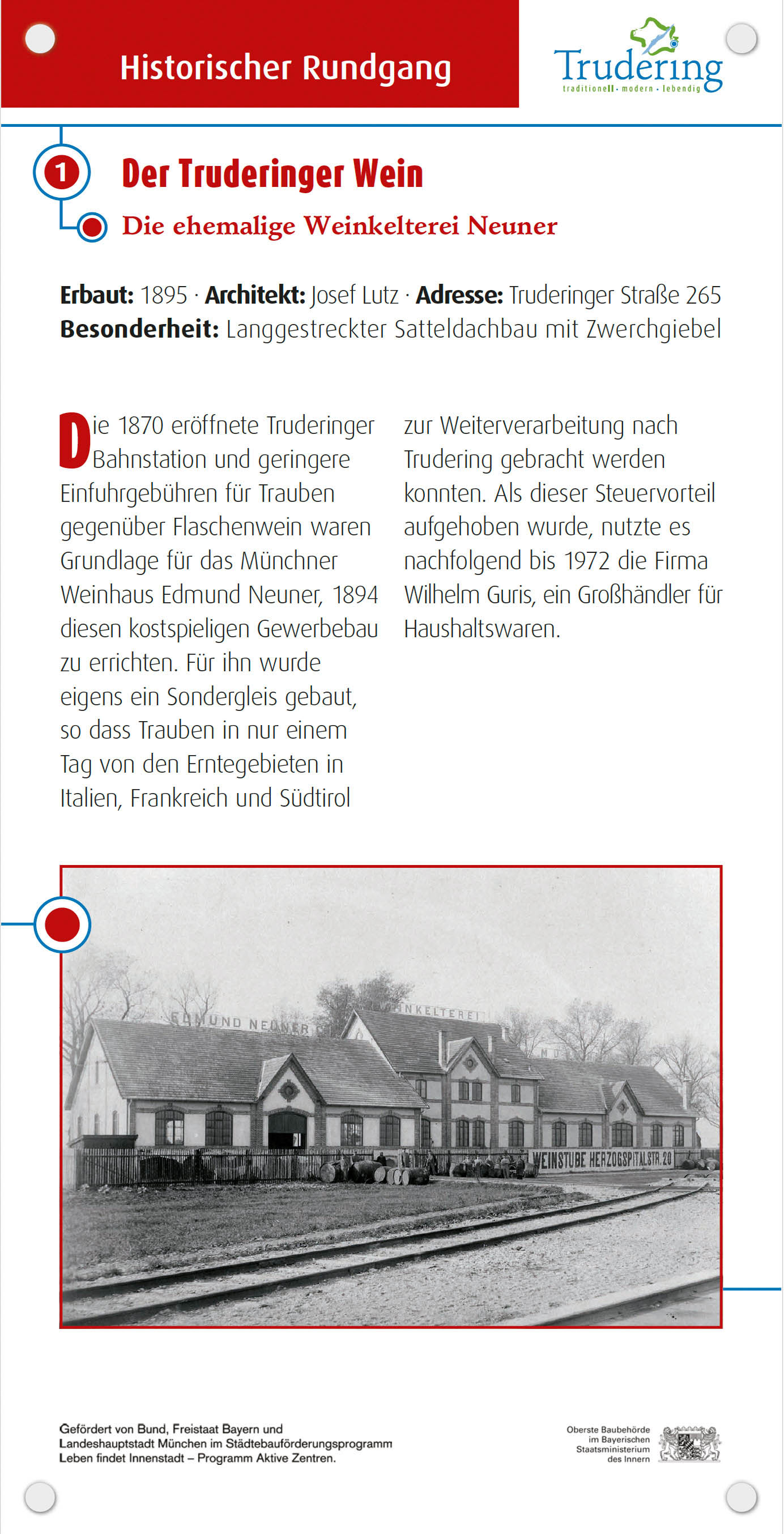 Die ehemalige Weinkelterei Neuner