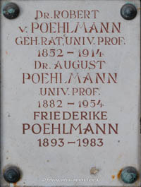 Gerhard Willhalm – Urnengrab - August Poehlmann, Robert Poehlmann
