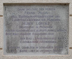 Denkmal: Alois Frank und Lorenz Huber