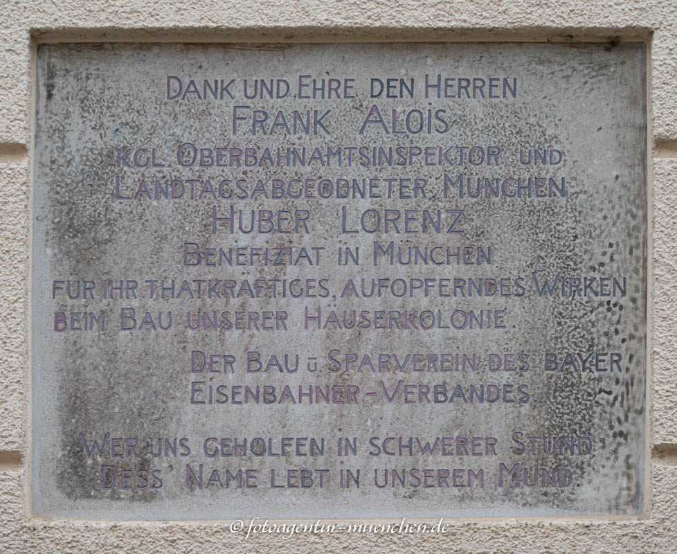 Alois Frank und Lorenz Huber - Brüchle August – Denkmal/Kunstwerk in München