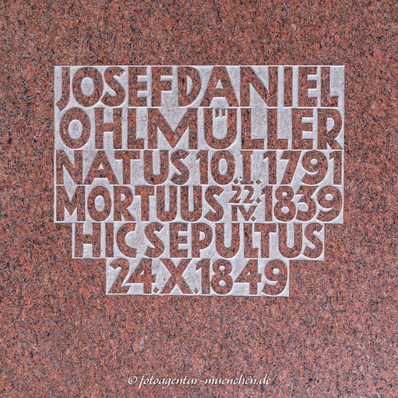 Joseph Daniel Ohlmüller – Denkmal/Kunstwerk in München
