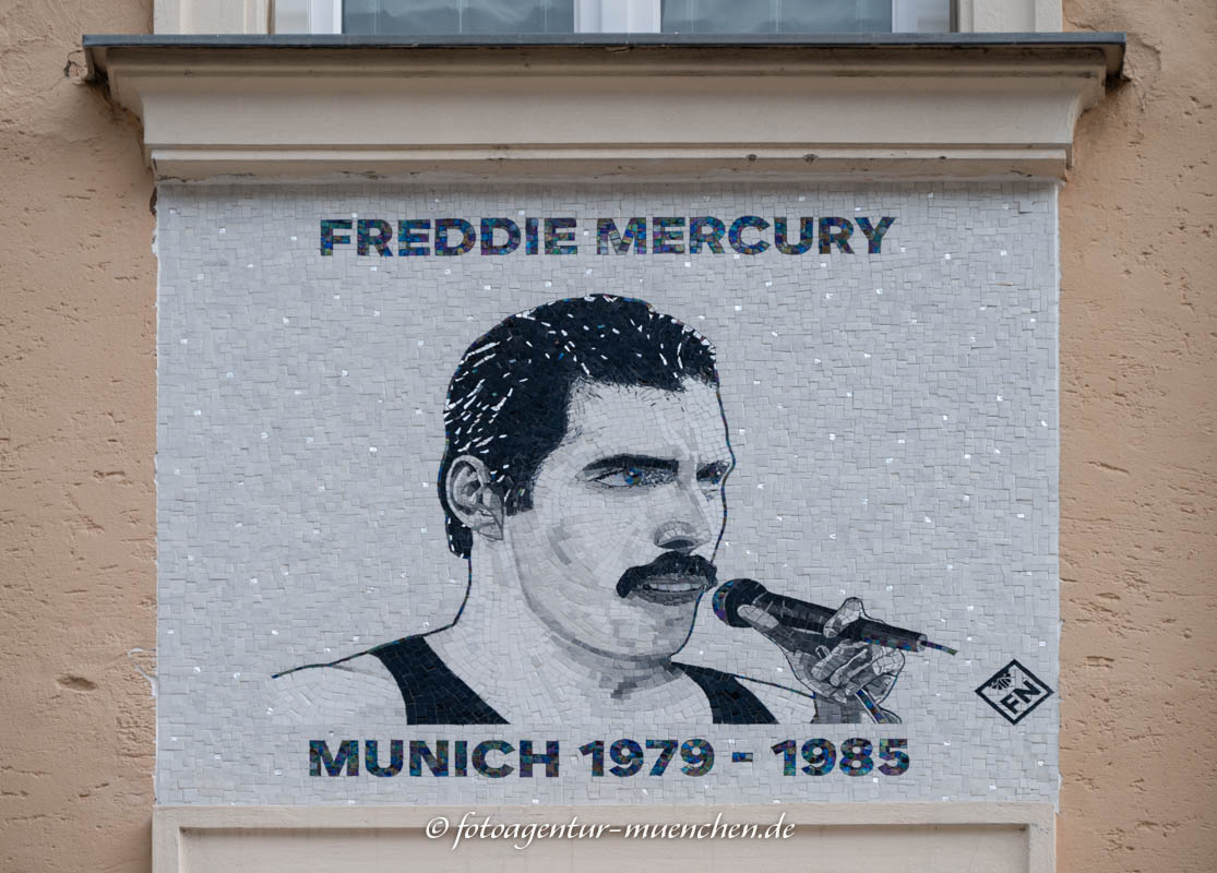 Freddie Mercury - Notonica Franco – Denkmal/Kunstwerk in München