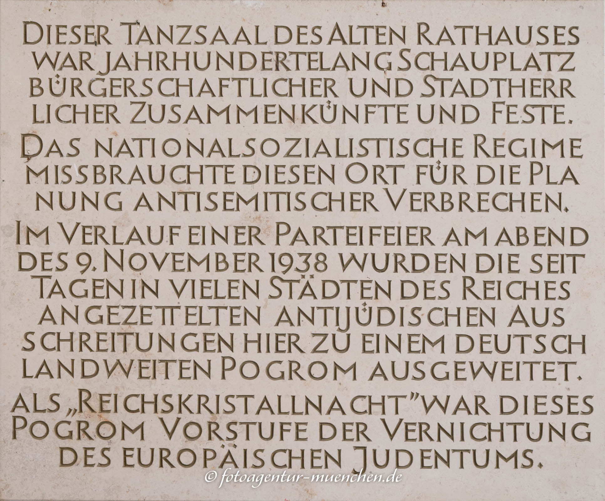 Gedenktafel - Reichsprogromnacht