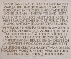 Gerhard Willhalm – Gedenktafel - Reichsprogromnacht