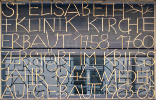 Kriegerdenkmal: Elisabeth-Kirche - Kriegerdenkmal