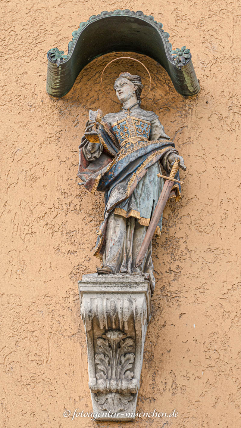Hl. Barbara – Denkmal/Kunstwerk in München