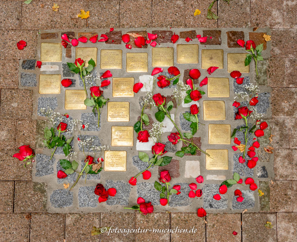 Verlegung Stolpersteine