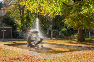 Delphin-Brunnen