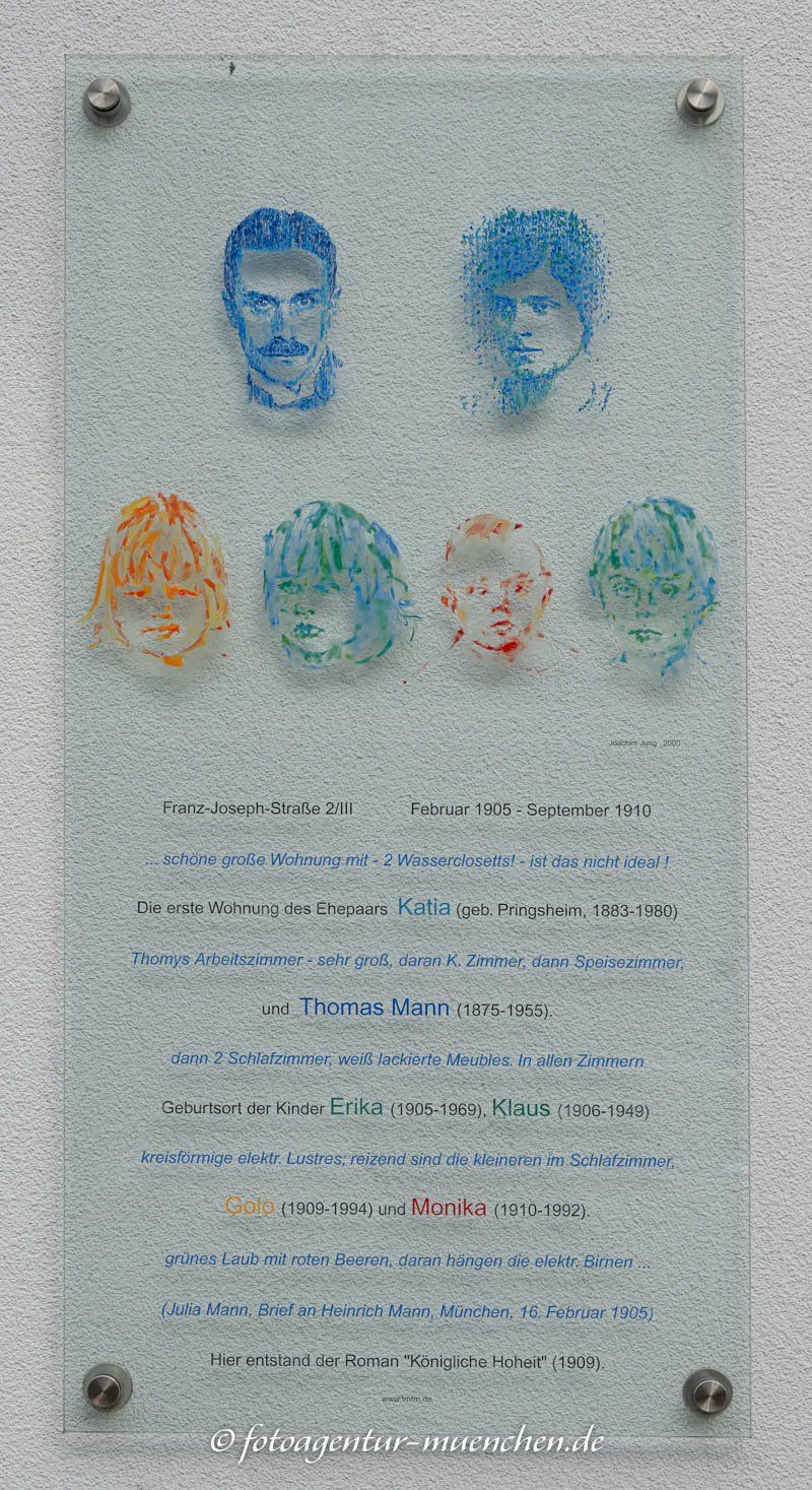 Gerhard Willhalm - Gedenktafel - Thomas Mann