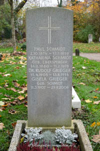 Gerhard Willhalm – Grab - Rudolf Grieger