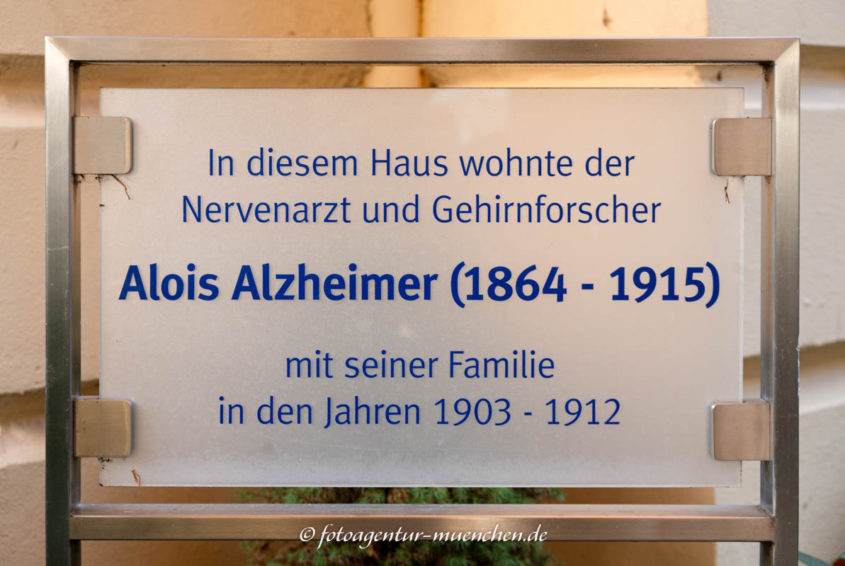 Alois Alzheimer – Denkmal/Kunstwerk in München