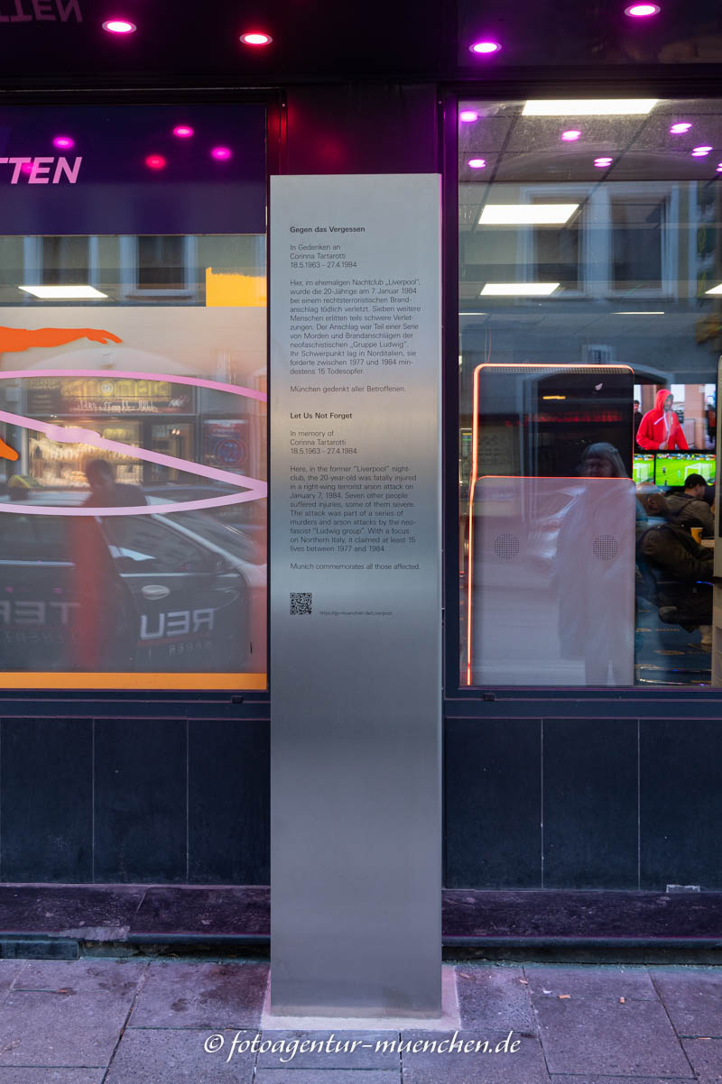 Gegen das Vergessen - Corinna Tartarotti – Denkmal/Kunstwerk in München