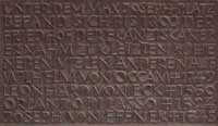 Gedenktafel - Franziskaner-Friedhof