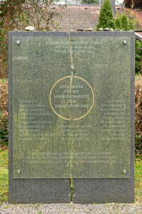 Gerhard Willhalm - Mahnmal Tutzing