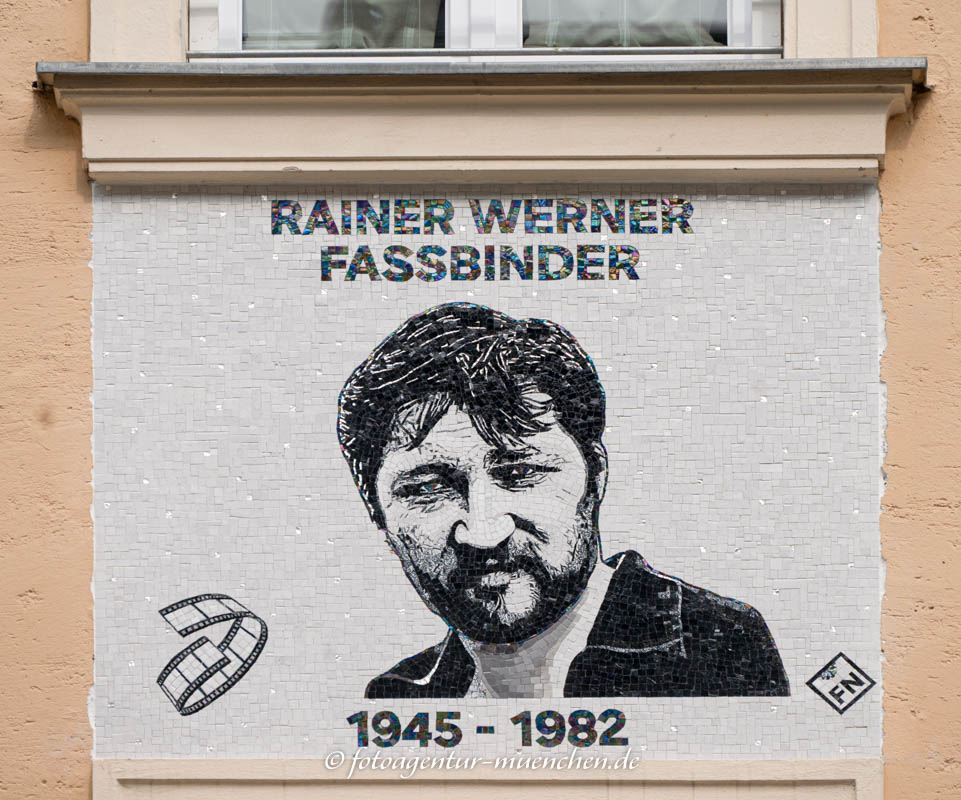 Rainer Werner Fassbinder - Notonica Franco – Denkmal/Kunstwerk in München
