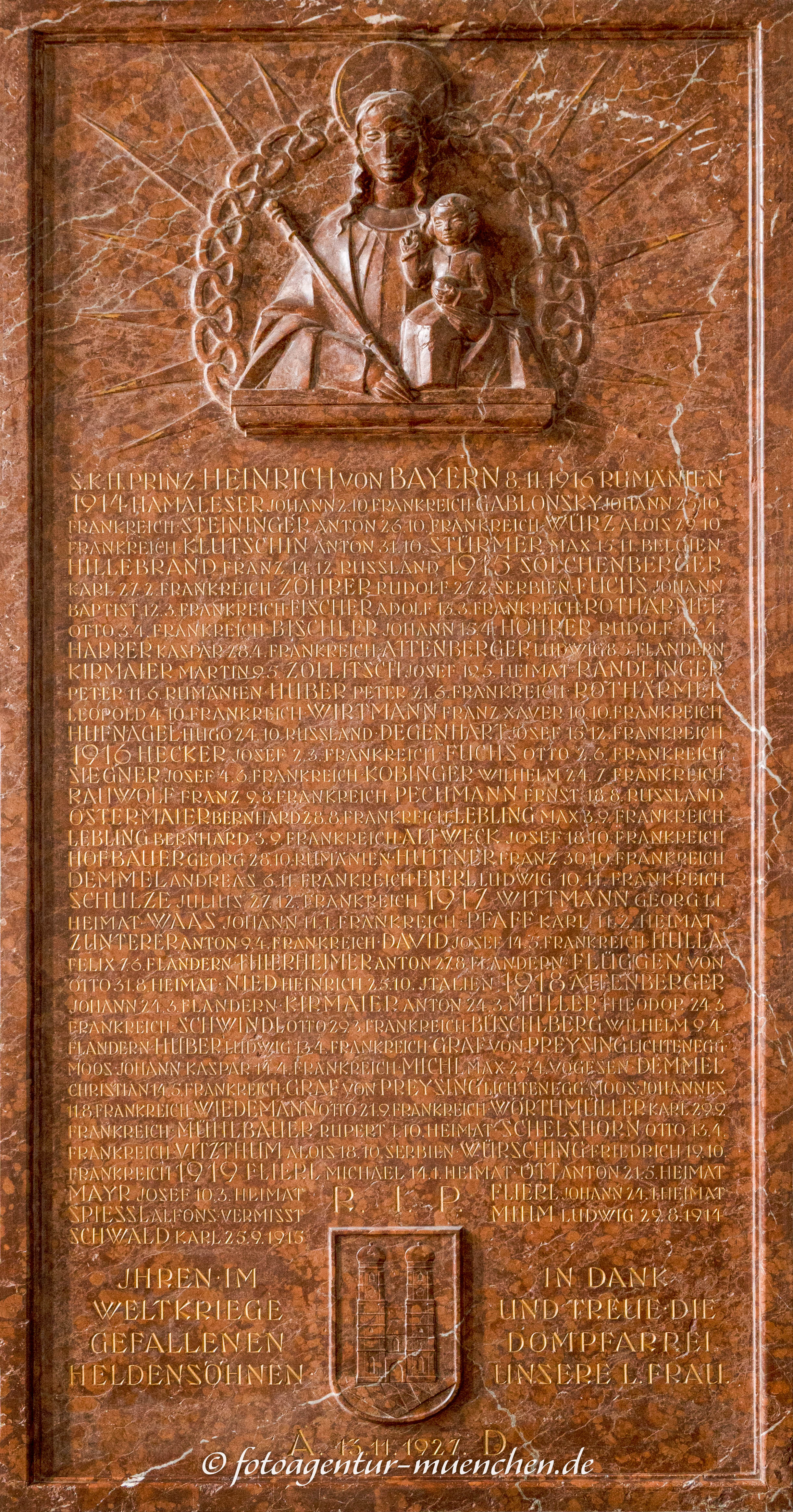 Gedenkplatte
