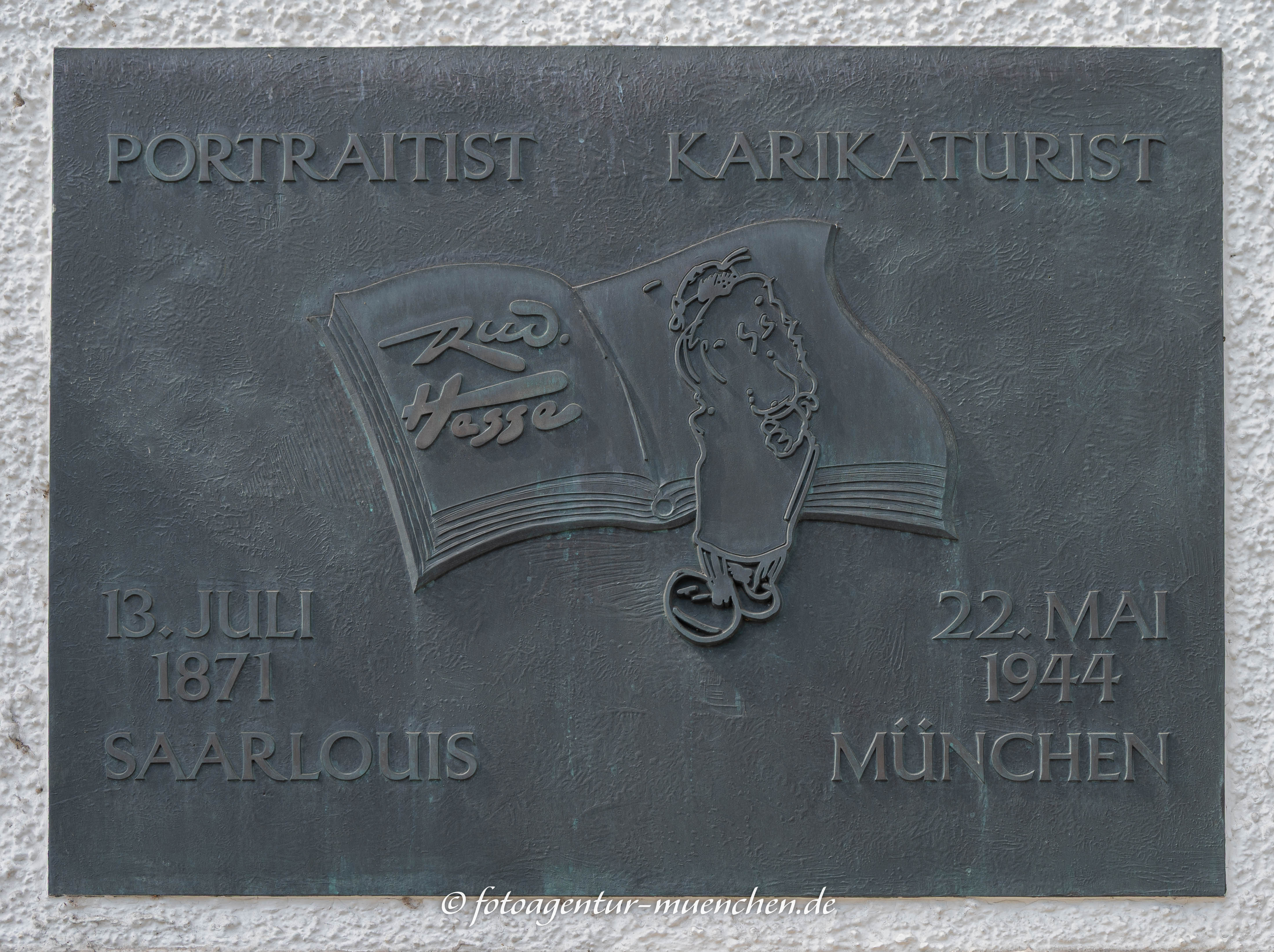 Gedenktafel - Rudolf Hesse