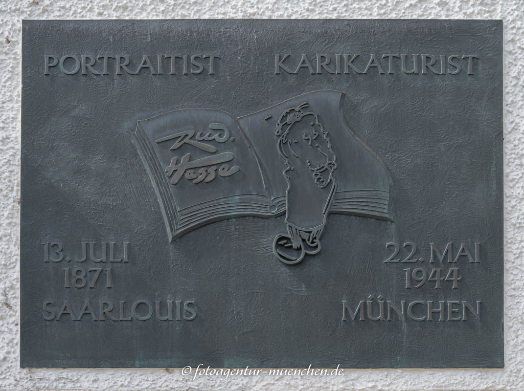 Gedenktafel - Rudolf Hesse – Denkmal/Kunstwerk in München