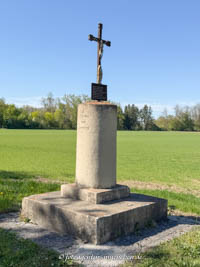  – Kilometerstein bei Ismaning