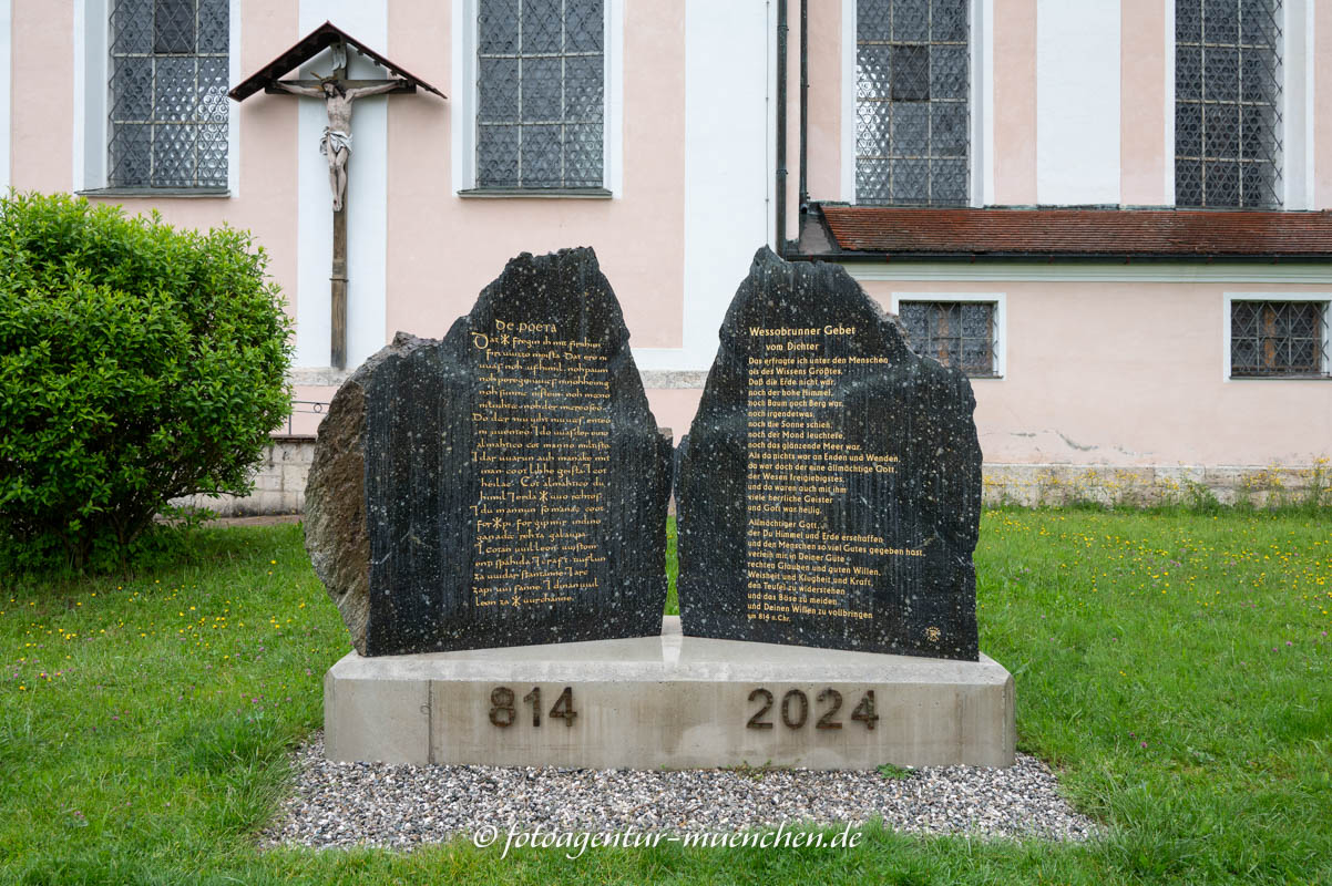 Gedenkstein - Wessobrunner Gebet