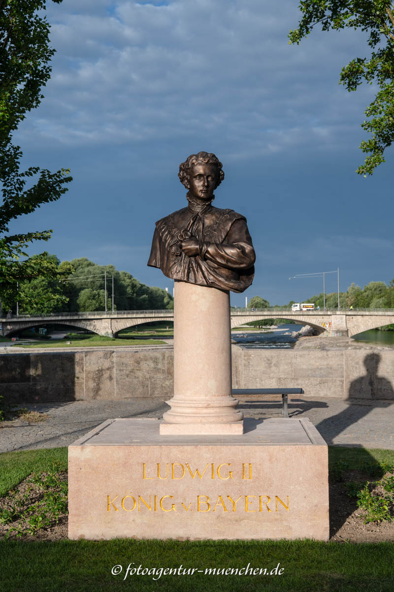 König Ludwig II. - Miller d.J. Ferdinand Freiherr von, Dorsch Michael, Grässel Hans – Denkmal/Kunstwerk in München
