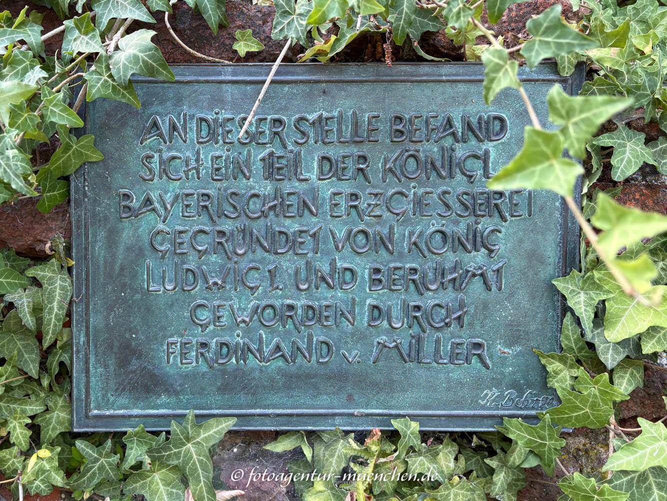 Gedenktafel - Erzgießerei